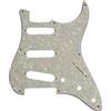 VATTEA Battipenna per chitarra Fender '57 Stratocaster a 8 fori (4 strati avorio bianco perlato)