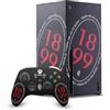 Head Case Designs Licenza Ufficiale AC Milan 1899 smisurato Arte Pacchetto Console Da Gioco Wrap E Pelle Per Controller Compatibile con Xbox Series X