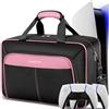 COMECOI Custodia da trasporto per PS5, custodia da viaggio per PS 5, custodia protettiva di grande capacità, compatibile con dischi Playstation 5/console Digital Edition, controller, carte da gioco