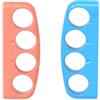 Generico Guantoni da boxe maniglia Grip per Switch 2 per Joy-Con Maniglia guantoni da boxe chiusura Accessori per adulti e bambini Migliorare l'esperienza di gioco (orange-blue)