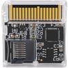 Lazmin112 Dispositivo di Backup del Gioco, Compatibile con Console Portatili, con Soft Reset e Supporto NTRBOOT, per Schede di Memoria WOOD Core e FAT32