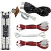 SJ@JX Arcade Game 2 Player USB Encoder Board Macro Command Zero Delay Gamepad Button Joystick Controller for Nintendo Switch PC PS3 Raspberry Pi Windows