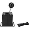 Cryfokt USB Simulator Shifter Leva del in Alluminio Premium per per Volante T300RS/GT, Testa a Sfera Nera per ATS ETS Dust WRC Sim Racing Game