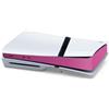 Generic Decalcomanie Host Center per PS5 Pro,Copertura adesiva in fibra di carbonio per console adesivi skin accessori,Pellicola protettiva parte centrale della console per PS5 Pro (Fibra di carbonio rosa)