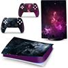 PDURMBUAB Nessuna Schiuma Nessuna Bolla Pelle Decalcomanie Anime Console Per PS5 Disk Edition 2 Controller Pellicola Vinile Avvolge, Durevole, Resistente Graffi 13477