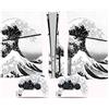 LNMLRBXEXZ Compatibile Con Adesivi Skin Per PS5 Slim Skin Disc Edition & Per Digital Console Controller Vinyl Cover Skins Wraps Scratch Resistant Compatible 33615 Avvolgimento(Disc Version)