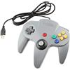 TCK TECH TCK - Controller USB di Gioco per N64 Nintendo 64 PC Windows Mac (Grigio)