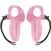 Generic Custodia in Silicone per Controller 3 di Alta qualità Impugnatura Antiurto Antigoccia Accessorio da Gioco VR per Controller 3 Custodia Protettiva Materiale Traspirante Che Dissipa il (PINK)