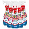 FEI FAN Detergente Multiuso Spray, Il Profumatore Igienizzante Superconcentrato, GIARDINO DI ROSE. Deterge a Fondo, Rimuove Germi e Batteri, 48h Di Pulito Profumato 750ml (6 Spray)