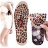 Generico Massaggio Solette per Scarpe Plantare Donna e Uomo,Massaggio Riflessologia del Piede Dolore Digitopressione Lavabile e Tagliabile Anti-Shock Solette Terapia del Piede (1 Pair, L:(41-45))