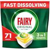 FAIRY Pastiglie Lavastoviglie Original All in One Limone, 71 pz