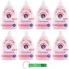 Beni Culinari 8 x Chanteclair I Concentrati - Ammorbidente concentrato, profumo di peonia e magnolia, per vestiti morbidi e profumati - 50 lavaggi 1000 ml + portachiavi Beni Culinari