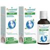 Generico Puressentiel Set 2x30ml RESP OK Oli Essenziali Diffusione | Miscela 100% naturale con 18 oli essenziali OEBBD per diffusore. Purifica l'aria e dona comfort alle vie respiratorie.
