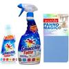 imi shop Set Smacchio Tutto: Efficace su Tutte le Macchie, Usare Prima di Lavare, Flacone Formula Concentrata Flacone 250ml + Flacone Spray 500ml + OMAGGIO 1 Panno magico (1x 250ml + 1x 500ml + 1 PL)