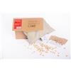 IL CIELO FIORITO Cuscino Termico con Noccioli di Ciliegia, Riscaldabile in Microonde, Cotone 100%, 30x22 cm, 650g, Linea Classica CORE, Colore Sabbia