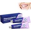 Generico Adesivo Dentale Termoplastico 40g Tenuta Sicura Tutto Il Giorno Per Dentiere Superiori Inferiori Parziali Confort Quotidiano Uomini Donne (2Pcs)