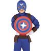 FIESTAS GUIRCA | Scudo Stella Supereroe (30 cm) - Accessorio per Costume per Feste di Supereroi e Villain - Ideale per Carnevale e Halloween - Tutti gli Utenti - Rosso Blu