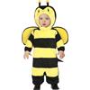 FIESTAS GUIRCA | Costume di Ape Bebè (18-24 Mesi) - Tutù, Cappuccio e Ali - Costumi da Insetto per Halloween, Carnevale e Feste in Maschera - Ideale per Bebè Unisex - Giallo e Nero