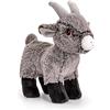 Keel Toys KEELECO - Peluche 100% riciclato, giocattolo ecologico per bambini, peluche capra 20 cm, SE1041