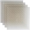 Q-Bricks Confezione da 4pz. Base 20X20 Borchie Trasparente 920