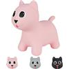 Hoppimals Space Hopper Gatto Gonfiabile per Bambini di età Pari o Superiore a 12 Mesi - Imballo con Confezione Regalo, Pompa Inclusa - Cavalcabile Bambino, Palla rimbalzante per Bambini - Rosa
