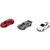 Jada Toys Fast & Furious Nano Cars Wave 4 - Confezione da 3 pezzi