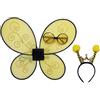 rockible Fascia per Capelli con Antenna a Forma Occhiali, per Vestire graziosi regalini per Feste per Bambini, Giallo