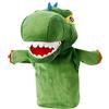 Gatuida Marionetta da Mano per Dinosauro Cartone Animato e Verde Giocattolo Cotone Pp Ragazzo Ragazza per Compleanni e Giochi di Ruolo Familiari