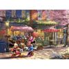Ceaco - Thomas Kinkade - Disney - Mickey & Minnie Sweetheart Café - 1000 Piece Jigsaw Puzzle