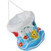 WRITWAA Secchio Gonfiabile per Ragazzo Ragazza in PVC Giocattolo da Spiaggia e Cortile, Leggero Impugnatura Ergonomica, per Lavaggio Auto e Giochi d'Acqua