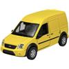 Generisch Welly Modello Auto Compatibile con Ford Transit Connect Kasten Transporter 2002-2013 Giallo ca 1/34-1/39 Metal Model Auto Die Cast 43631
