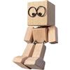 Generico Statuetta Uomo In Legno Ondeggia, 8X5CM Figurina Legno Ondeggia, Bambola Legnos Piedi Scossi Fatta Mano Magnetica, Statuina Legnos Azione Decorazione Scrivania, Per Auto Intern Decorazione