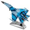 Amagogo Metallo 1/100 Scala Aereo SU-30 Combattente con espositore Modello di Aereo per Tavolo Desktop Collezione di Decorazioni per Ufficio