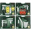 Theo Klein 8007 Set di Utensili Bosch, assortiti in 4 Parti, Ciascun Set a caso - per ordine, con Utensili per Bambini di Buona Qualità, Per Bambini da 3 Anni in su