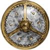 W WIDMANN MILANO Party Fashion - Scudo vichingo, 60 cm, accessorio per costumi da vichingo, cavaliere e romano