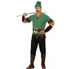 FIESTAS GUIRCA | Costume Bandito del Bosco Adulto (48-50/M) - Casacca, Cintura, Copristivali, Cappello e Pantaloni - Costumi Medievali, da Bandito e Moschettiere per Halloween e Carnevale - Uomo