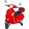 GLOBO SpA GIAV - Vespa Elettrica per Bambini 12Volts Piaggio GTS Rossa MP3 e Sedile in Pelle - 5601