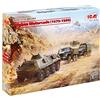 ICM DS7201 Afghan Motorcade (1979-1989) (URAL-375D, URAL-375A,ATZ-5-375,BTR60PB - Kit di montaggio per modellino, colore: Grigio