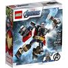 LEGO Marvel Avengers Classic Thor Mech Armor 76169 Cool Thor Hammer Playset; Superhero Building Toy for Kids, New 2020 (139 Pieces)