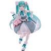 Zhongkaihua Miku Figura Anime Modello in PVC Figura Candy Vestito Miku Action Figure Scrivania Decorazione Casa Regalo di Compleanno per i Fan, 20 cm