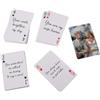 Noonedibs Carte da gioco personalizzate con 54 motivi per cui ti amo - Alternativa unica all'album fotografico, anniversario di carta, cose che amo di te, carte da gioco personalizzate con foto