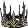 Xinchangda Re Corone per Adulti Medievale Re Regina Corona per Uomini Donne Halloween Tema Partito Puntelli Cosplay Accessori