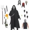 Zhongkaihua Figura di Ghostface, figura di azione in PVC di Ghostface da 18 cm, modello di Natale per la casa, decorazione per compleanno, regalo di decorazione per Halloween