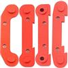 Keenso Set Braccio oscillante, Braccio oscillante in Alluminio Braccio oscillante Rinforzato per Auto RC Set Fisso Ricambi Auto RC per 144001 1/14(Rosso)