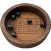 Nbbwwu Vassoio per dadi in legno, vassoio per dadi in legno per gioco di dadi Farkle,Vassoio per dadi robusto in legno per il gioco dei dadi Farkle - Il design divertente del gioco da tavolo evita il
