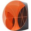 Generic Retroriflettore Triedrico, Prisma Cubico Angolare con Rivestimento Fine da 25,4 Mm di Diametro per Uso Industriale