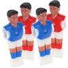 BESPORTBLE 4 Pezzi Giocatori Calcio Balilla in Plastica Resistente Stile Torneo Ricambi per Tavolo da Calcio Tavolo Rosso e Blu Compatibili con Aste Standard