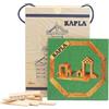KAPLA - Scatola da 280 pezzi, 280 piastrine in legno di pino e 1 libro d'arte verde, giocattolo di legno, da 2 anni…