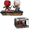 Funko POP! Bobble 2-Pack: Marvel: Movie Moments: Deadpool Vs Cable - Figura in Vinile da Collezione - Idea Regalo - Merchandising Ufficiale - Giocattoli per Bambini e Adulti - Comic Books Fans