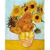 SoulQool SoulQ - Mini puzzle da 1000 pezzi, per adulti, con stelline, più spesse, per bambini, 42 x 29,7 cm (girasoli)